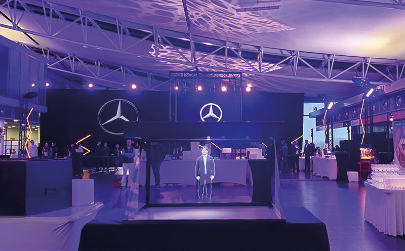 Hologramme-Mercedes